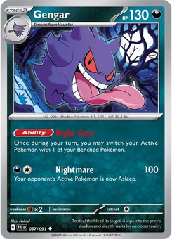 Gengar #57 from Paldean Fates