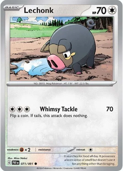 Lechonk #71 from Paldean Fates