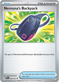 Nemona's Backpack #83 from Paldean Fates
