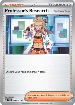 Professor's Research (Professor Sada) #87 from Paldean Fates