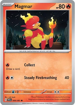 Magmar #9 from Paldean Fates