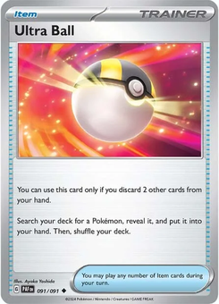 Ultra Ball #91 from Paldean Fates
