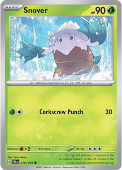 Snover #10 from Paldea Evolved