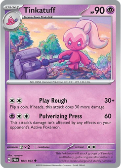 Tinkatuff #104 from Paldea Evolved