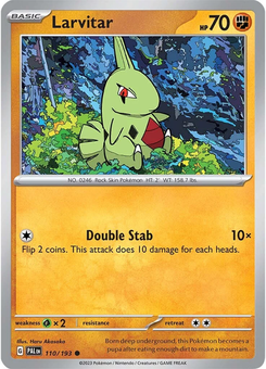 Larvitar #110 from Paldea Evolved