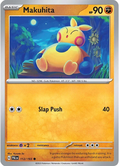 Makuhita #112 from Paldea Evolved