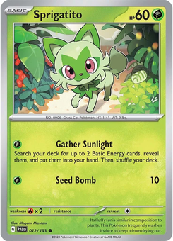 Sprigatito #12 from Paldea Evolved