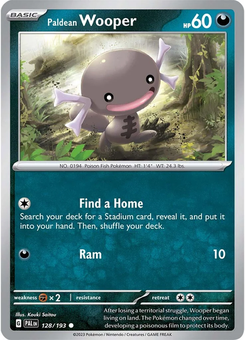 Paldean Wooper #128 from Paldea Evolved