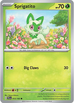 Sprigatito #13 from Paldea Evolved