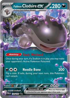 Paldean Clodsire ex #130 from Paldea Evolved