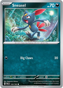 Sneasel #133 from Paldea Evolved