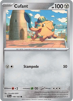 Cufant #149 from Paldea Evolved