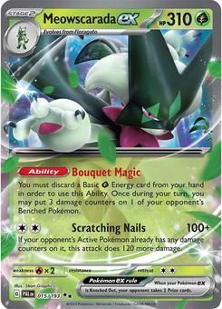 Meowscarada ex #15 from Paldea Evolved