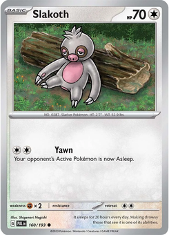 Slakoth #160 from Paldea Evolved