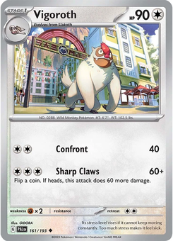 Vigoroth #161 from Paldea Evolved