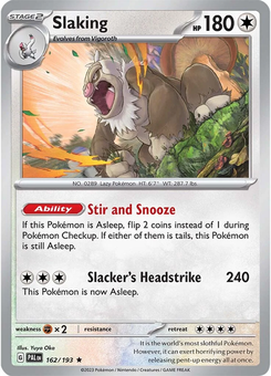 Slaking #162 from Paldea Evolved