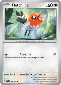 Fletchling #163 from Paldea Evolved