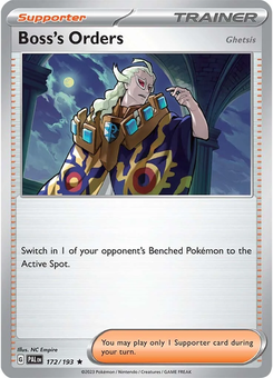 Boss's Orders (Ghetsis) #172 from Paldea Evolved