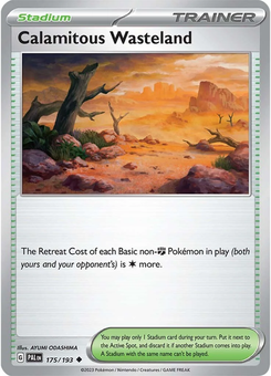 Calamitous Wasteland #175 from Paldea Evolved