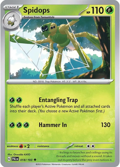 Spidops #18 from Paldea Evolved
