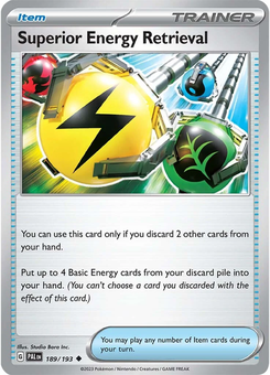 Superior Energy Retrieval #189 from Paldea Evolved