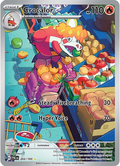 Croalor #202 from Paldea Evolved
