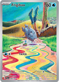 Frigibax #208 from Paldea Evolved