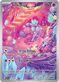 Tinkatink #216 from Paldea Evolved