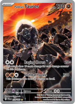 Paldean Tauros #218 from Paldea Evolved