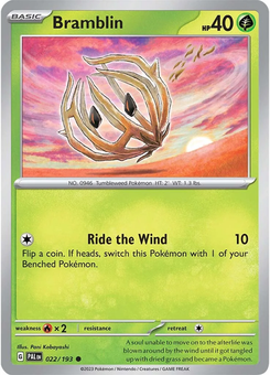 Bramblin #22 from Paldea Evolved