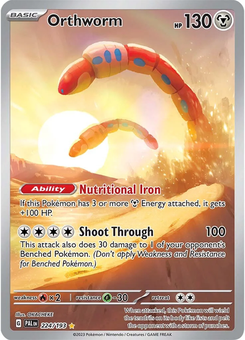 Orthworm #224 from Paldea Evolved