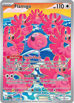 Flamigo #227 from Paldea Evolved