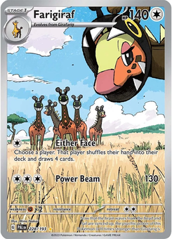 Farigiraf #228 from Paldea Evolved