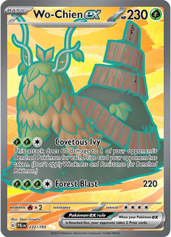 Wo-Chien ex #232 from Paldea Evolved