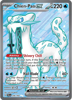 Chien-Pao ex #236 from Paldea Evolved