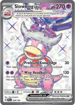 Slowking ex #238 from Paldea Evolved