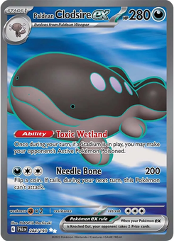 Paldean Clodsire ex #244 from Paldea Evolved
