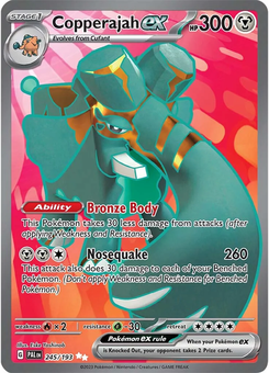 Copperajah ex #245 from Paldea Evolved