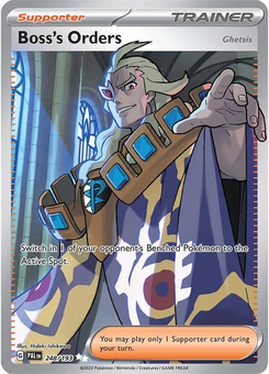 Boss's Orders (Ghetsis) #248 from Paldea Evolved