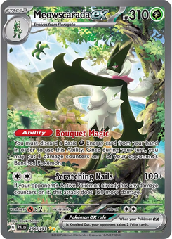 Meowscarada ex #256 from Paldea Evolved