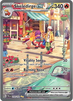Skeledirge ex #258 from Paldea Evolved