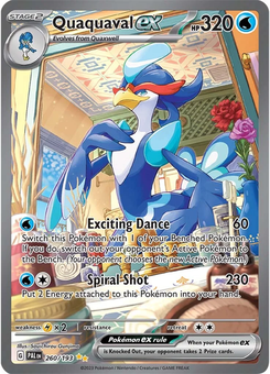 Quaquaval ex #260 from Paldea Evolved