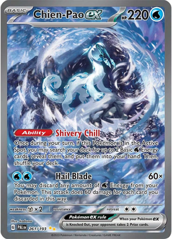 Chien-Pao ex #261 from Paldea Evolved