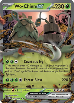 Wo-Chien ex #27 from Paldea Evolved