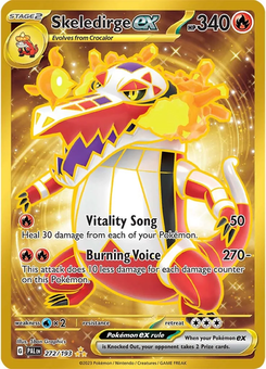 Skeledirge ex #272 from Paldea Evolved