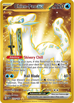 Chien-Pao ex #274 from Paldea Evolved