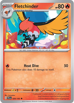 Fletchinder #29 from Paldea Evolved