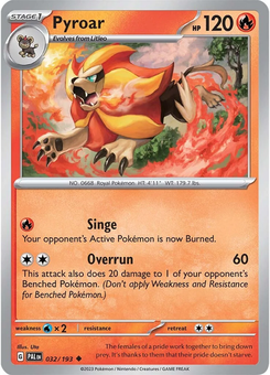 Pyroar #32 from Paldea Evolved