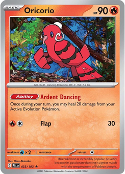 Oricorio #33 from Paldea Evolved