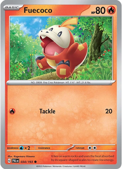 Fuecoco #34 from Paldea Evolved